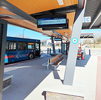 Photo of a bus bay at Central Station